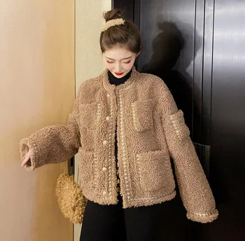 

Women Wool Long Coat 2019 Autumn Winter Lapel Long Sleeve Wool Coats Office Ladies Solid Slim Overcoat Outwear Abrigo Muj S0133