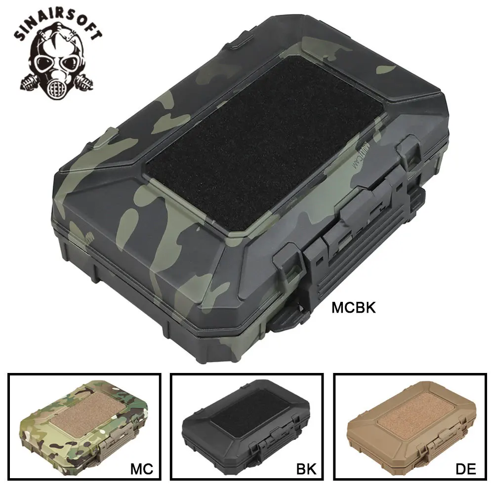 SINAIRSOFT Tactical Pistol Safety Case with Foam Padded Airsoft Handgun Case Box Protective Toolbox Suitcase Hunting Accessories