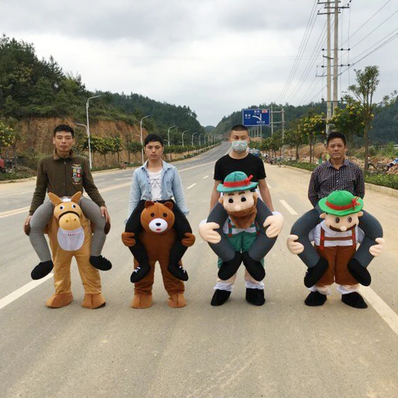 Новинка 12 стилей доступны костюмы с изображением медведя Октоберфеста Забавный