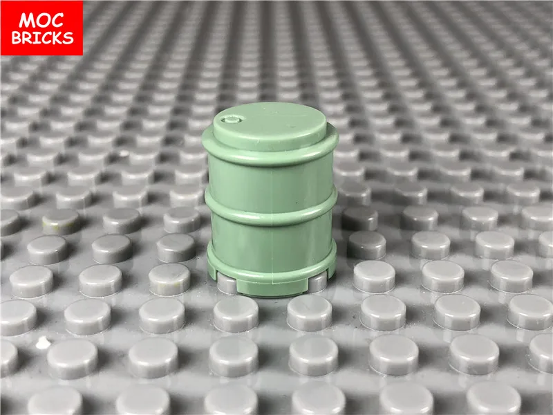 Конструктор MOC 10 шт./лот бутылки с маслом/бочки солдатское оружие строительные