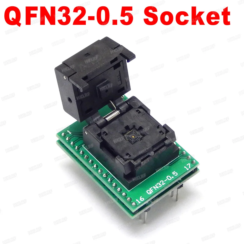 QFN32 (5*5) 0 5 адаптеры для программатора MLP32 чип MLF32 QFN32pin расстояние мм|Интегральные