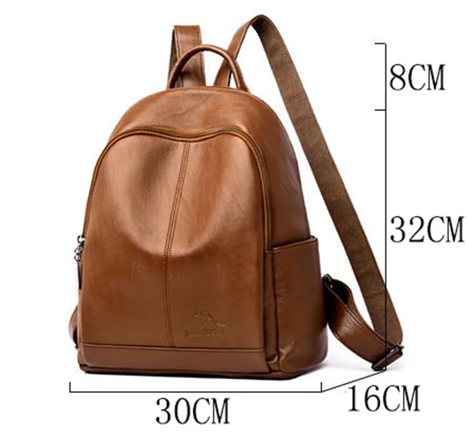 Новые женские кожаные рюкзаки, женская сумка на плечо, женская сумка, винтажная школьная сумка для девочек, рюкзак для путешествий, mochilas