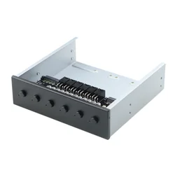 Sélecteur de disque dur de 6 façons, Module de commutation pour ordinateur de bureau, Support de disque dur Sata hdd/Ssd 2.5/3.5 pouces 