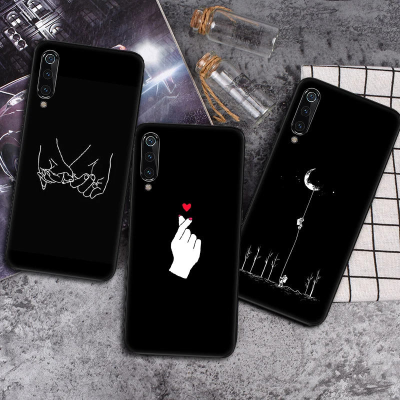 

Case For Xiaomi Mi 9 8 Lite Mi9 SE Mi8 Redmi GO Cover Case For Xiaomi Note 7Pro 6 5 6A Matte Phone Capa Couple Coque Funda Shell