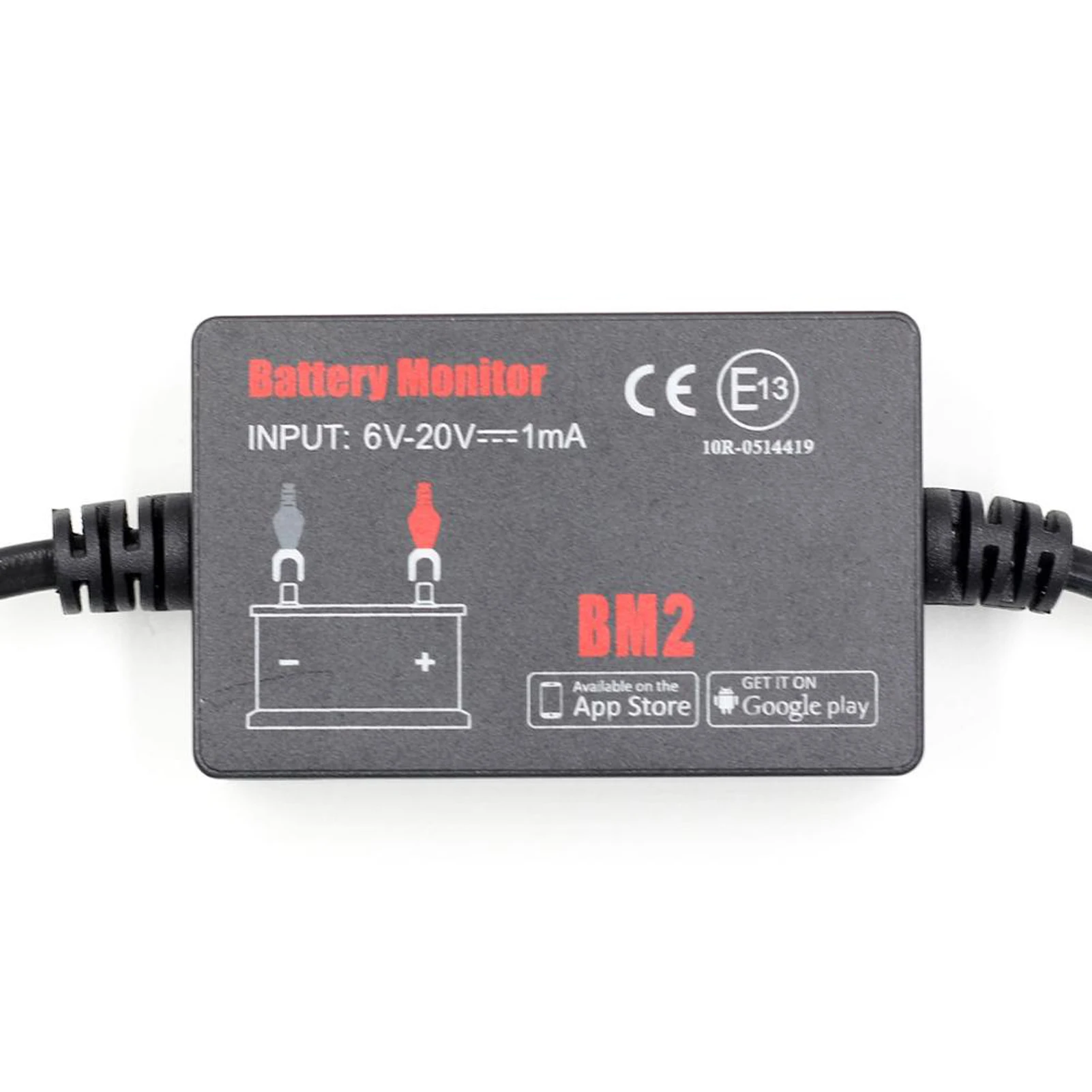 Automobile Battery Monitor BT4.0 6~20V Input Voltage Battery Monitor Tool Diagnostic Tools 12 V Connect Smartphone APP