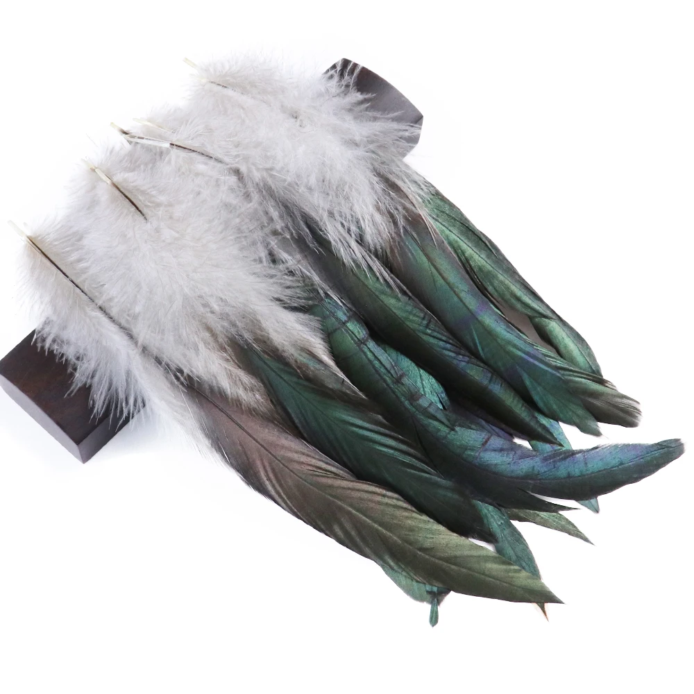 Pheasant Feathers Rooster Feathers Craft Feathers Natural Feathers 50Pcs/Lot 6-8 Inch/15-20 CM For Crafts Jewelry Earring