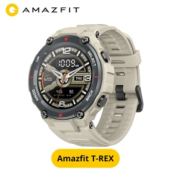 

Amazfit T-rex 14 Sports Modes T rex Smartwatch 5ATM Smart Watch GPS/GLONASS MIL-STD for iOS Android phone New 2020 CES