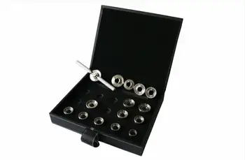 

15 Pcs Watch Back Case Opener Die Set/Kit For Breit Removal Tool 19.1-43.7mm