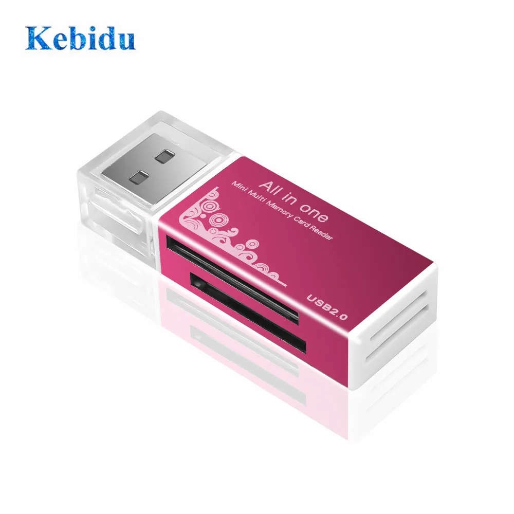 Картридер KEBIDU Mini USB 2 0 картридер для Micro SD карт TF адаптер планшетного ПК Plug and