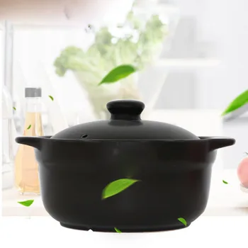 Ceramic High Temperature Resistant Casserole Stew Pot Korean Health Ceramic Pot Household Gas Direct Burning Soup Pot High