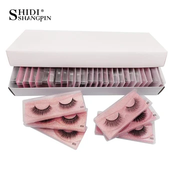 

Eyelashes Wholesale 20/30/40/50Pcs Mink Eyelashes Hand made Wholesale Lashes In Bulk Natural False Eyelashes Bulk Makeup Lashes