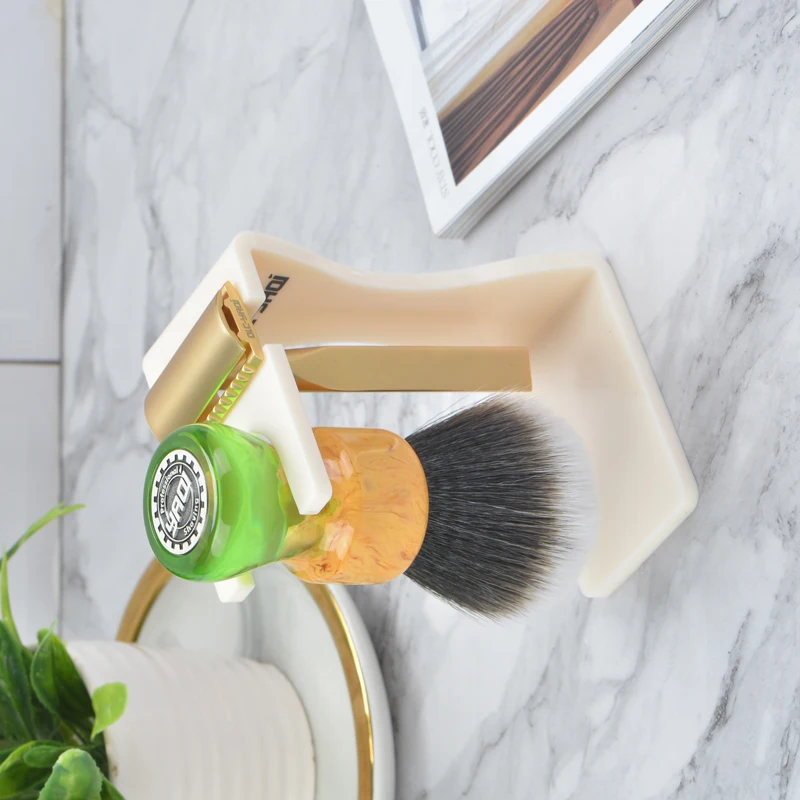 Shaving Brush YAQI Shaving Brush and Razor Holder Set