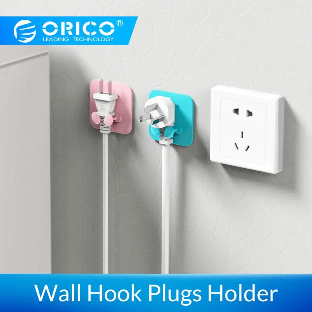 ORICO, силиконовый настенный крючок, вешалка, штекер, держатель, двойной крючок, держатель кабеля для кухни, ванной комнаты, спальни, аксессуары, водонепроницаемый крючок