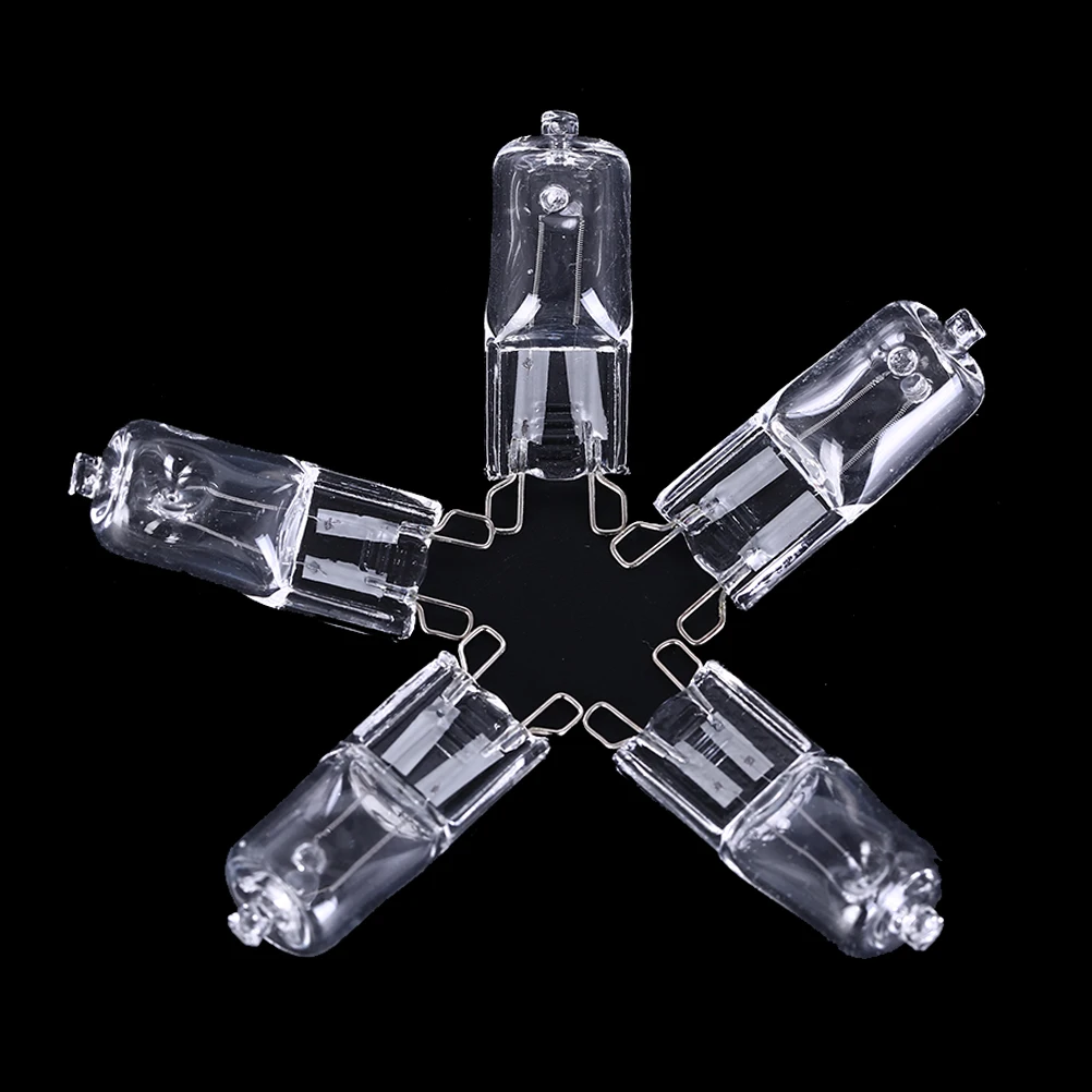 Halogen Bulb Hot G9 Halogen Bulb 20W/40W/60W 220V 2900K 5pcs/lot Dimmable Warm White For Wall Lamp Clear Glass Each With An Inner Box