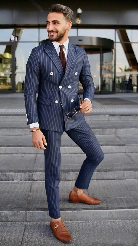 Double breasted wedding tuxedo Clearance