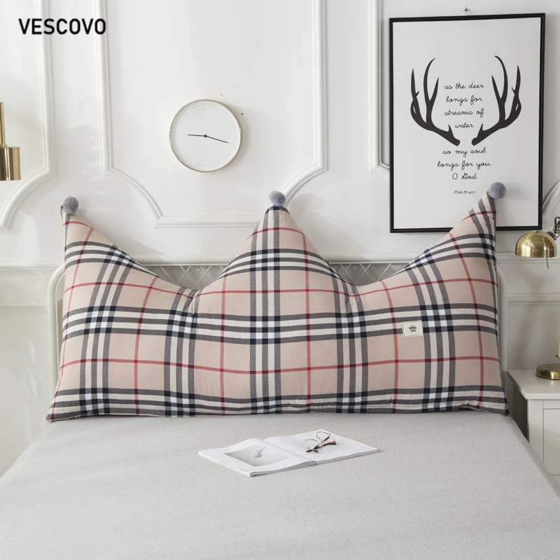 VESCOVO детская комната Твин Королева длинная подушка мягкая подушка большая подушка для спины 180 см - Цвет: 1