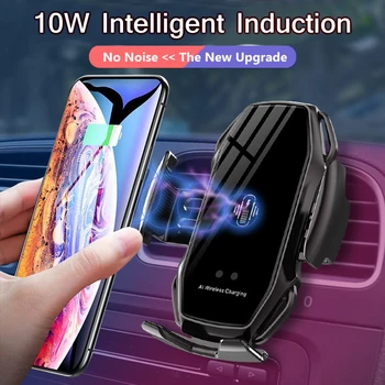 

Call Phone Car Wireless Fast Charger for iPhone 11 Samsung Xiaomi 10W Induction Car Mount Wireless Charging with Car Mobile Hold