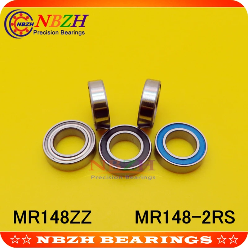 NBZH MR148ZZ MR148-2RS SMR148ZZ SMR148-2RS 8X14X4 мм шарикоподшипники MR148/L-1480 ZZ ABEC-3 Z2 10 шт./лот MR148 RS MR148-2RS