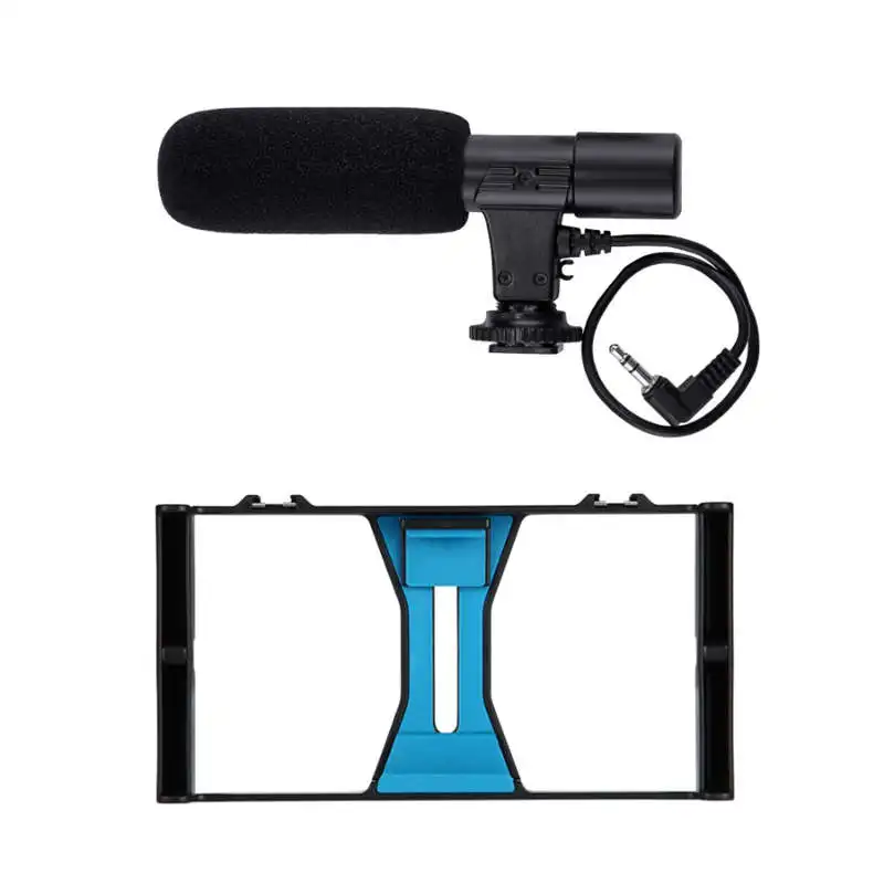

FFYY-PULUZ Smartphone Video Rig Filmmaking Recording Handle Stabilizer Bracket For Iphone/Smartphone