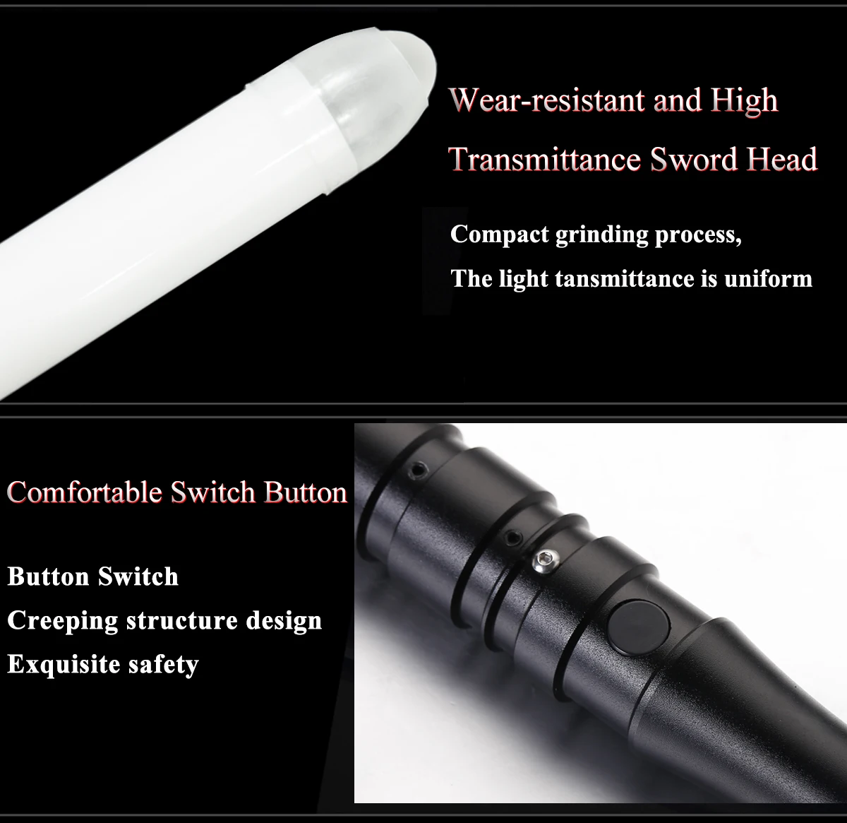 YDD Jedi Sith LED Light Saber Force FX Lightsaber with Loud Sound and High Light, Metal Hilt, Rechargeable Lightsaber