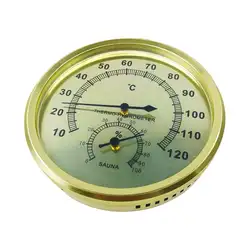 Термометр для сауны, гигрометр, чехол из нержавеющей стали, аксессуары для сауны, для использования в помещении, на открытом воздухе