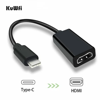 

USB Type C to HDMI Adapter USB 3.1 to HDMI Cable Male to Female Converter for MacBook2016/Huawei Matebook/Smasung