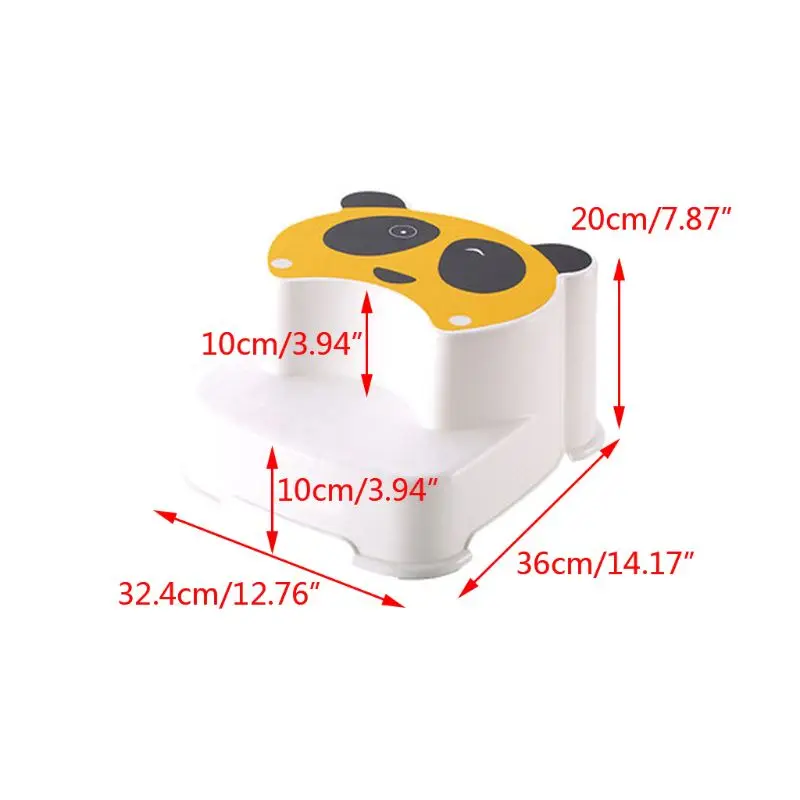 Детский двухслойный табурет для детей, для мальчиков и девочек, для ванной, для малышей, для обучения туалету, противоскользящий табурет для ног