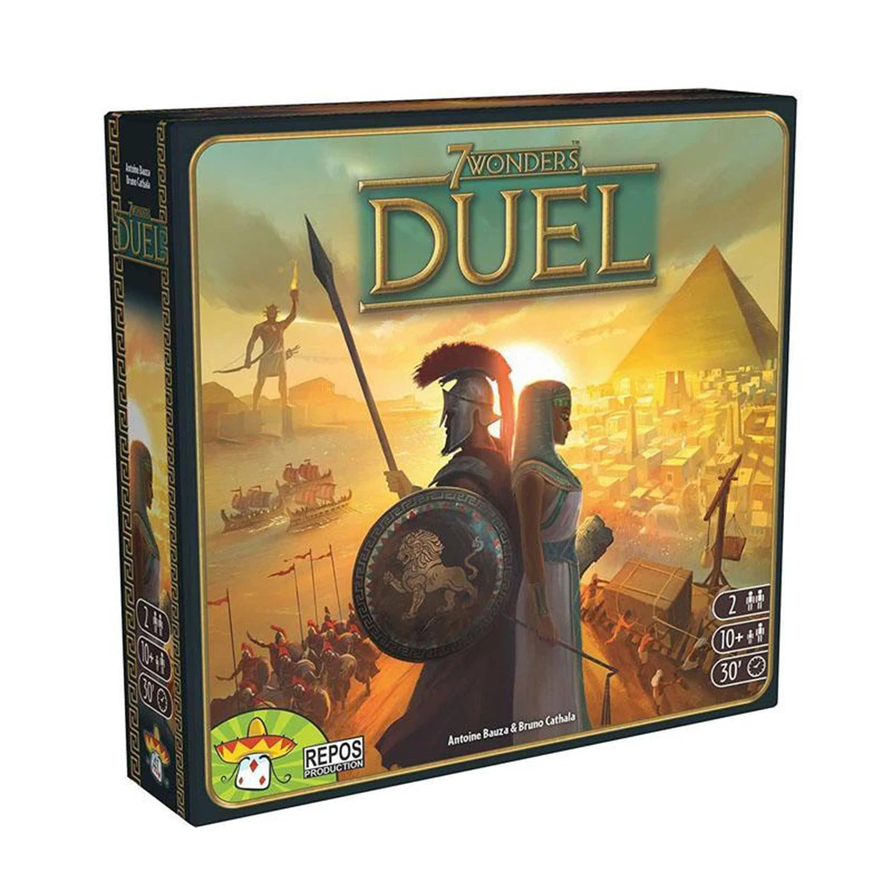 Горячая Распродажа настольная игра 7 чудеса расширение Дуэль 2 игрока