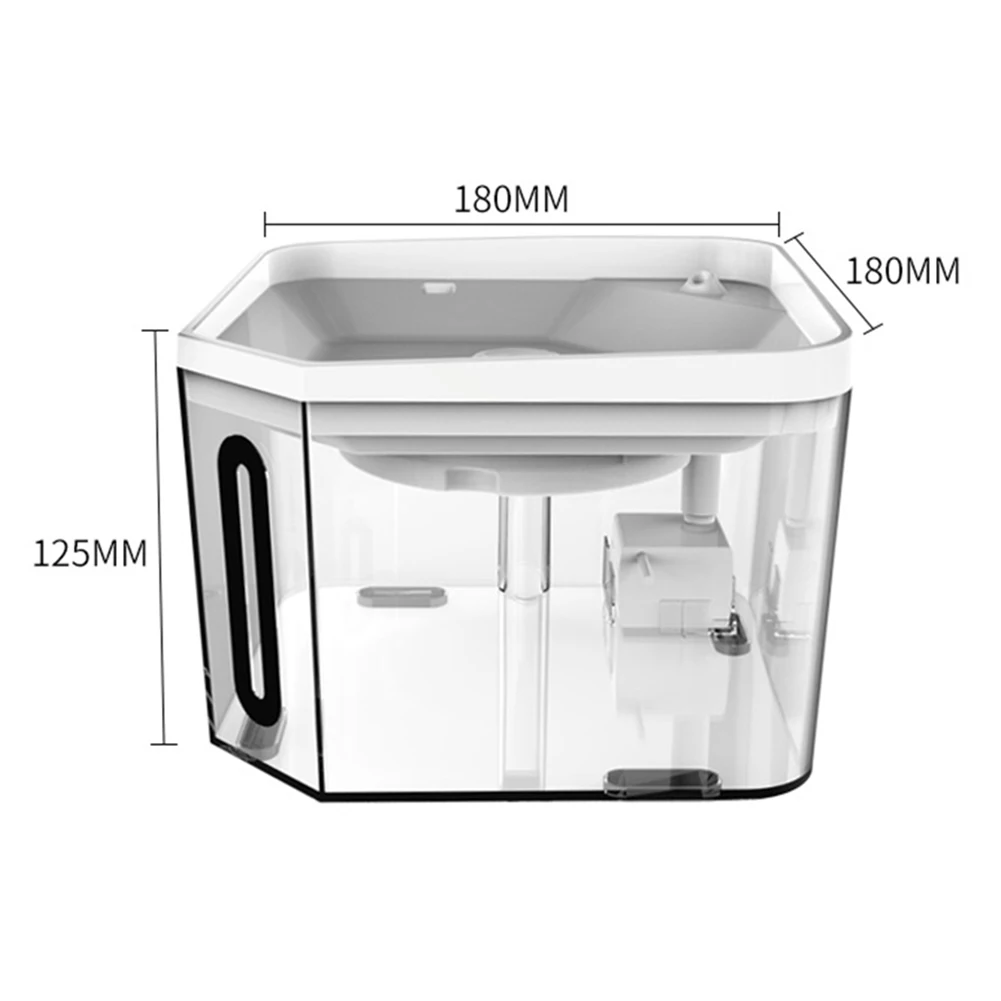 2L Pet Dog Cats Automatic Electric Water Fountain Dispenser Drinking Bowl Feeder