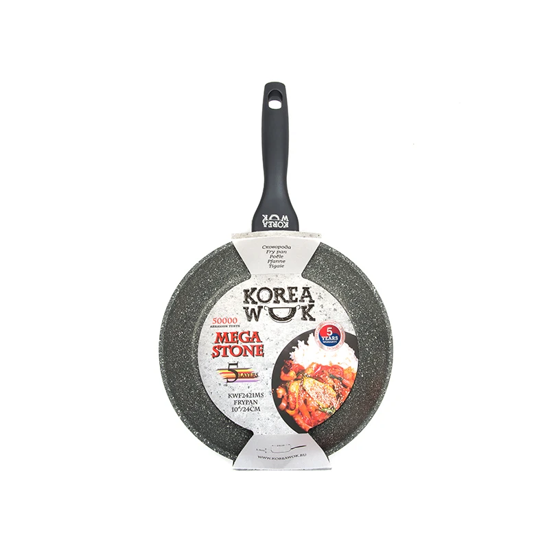 Сковорода KOREA WOK, c кольцом MEGA STONE KWF2621MS
