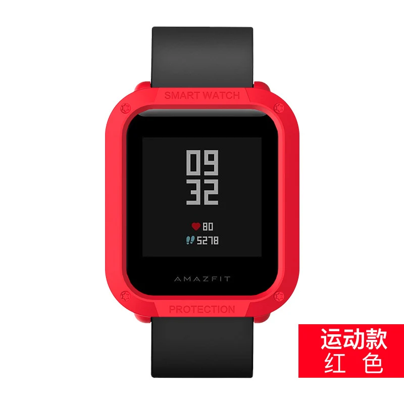 Для Amazfit Bip Чехлы умные часы протектор для Xiaomi mi Hua mi Amazfit Bip Молодежные Чехлы PC оболочка легкая цветная рамка