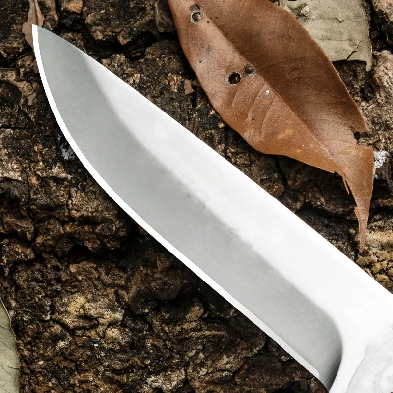 Дикие военные Прямые ножи для выживания 9Cr18mov лезвие с деревянной ручкой Тактический Охотник нож с фиксированным лезвием