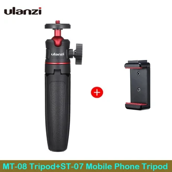 

Ulanzi MT-08 Mini Extendable Desktop Tripod Handheld Photography Bracket Stand with Ballhead for Selfie Vlogging Smartphone