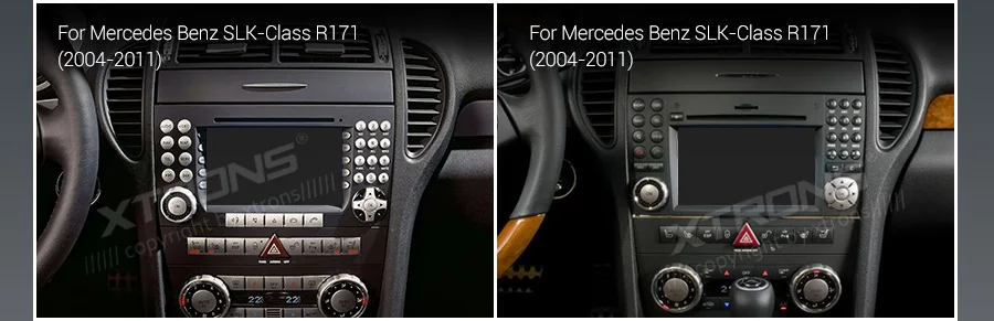 Sale 8" Android 9.0 OS Car Navigation GPS Radio for Mercedes-Benz SLK-Class R171 2004-2011 (SLK200 SLK280 SLK300 SLK350 SLK55 AMG) 4