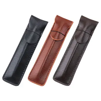 

Retro Fountain Pens Case Pencils Bag One Single Writing Holder Supplies Accessories Office Storage hot