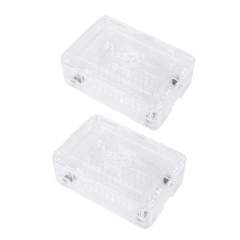 

for Raspberry Pi ABS Case Enclosure Box with Heat Sink 5V/3A Power Supply for Raspberry Pi 4B