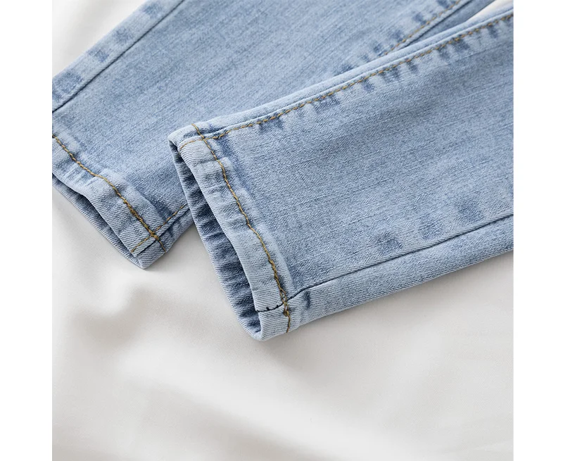 2022 Spring Skinny Jeans Woman High Waist Casual Stretch Slim Pencil Pants Female Pantalon Denim Jeans Women Trousers Plus size apple bottom jeans