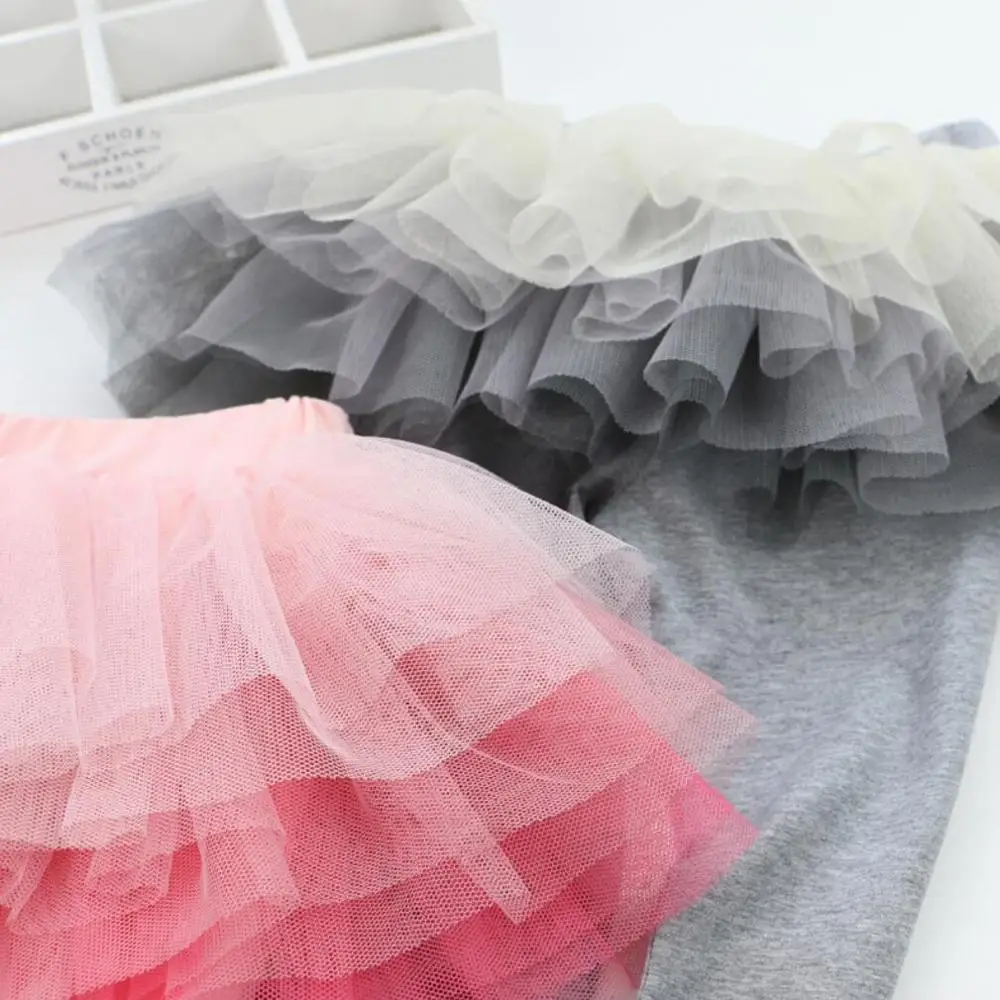 Summer Girl's Skirts Pants Gradient Ramp Cotton Leggings Toddler Baby Cute Princess Tutu Skirt South Korea Children Pantskirt