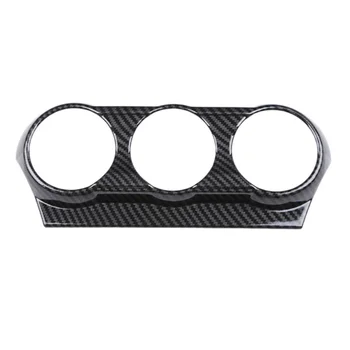 

For Mazda Demio DL Sedan DJ Hatchback 2015 2016 2017 Carbon Fiber Air Conditioning Switch Cover Trim Car Styling Accessories