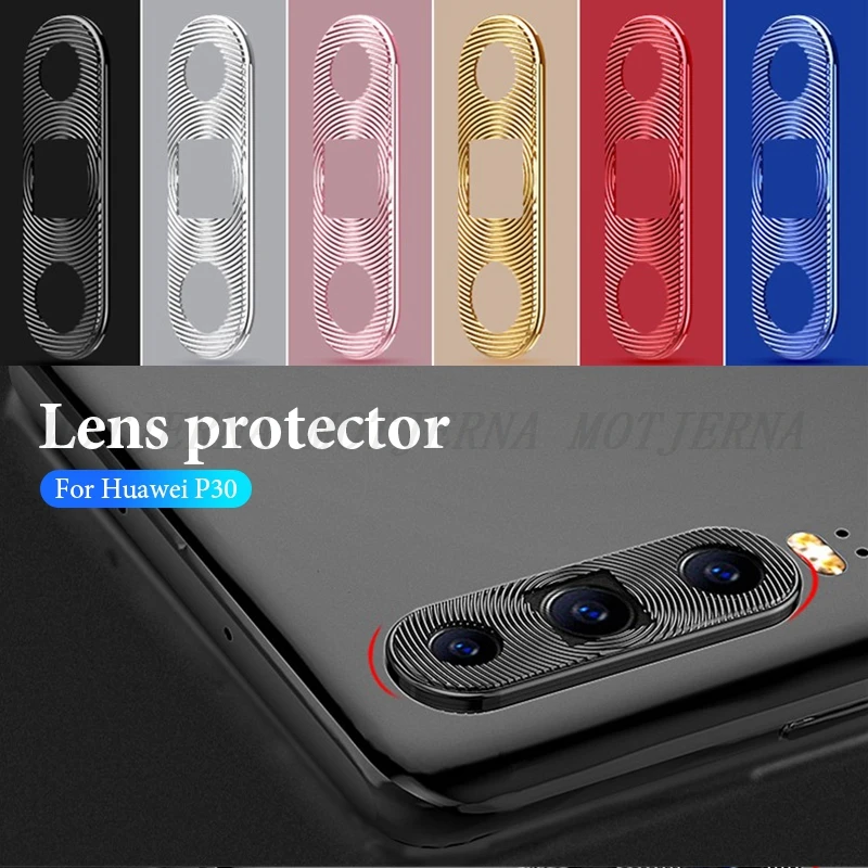Металлический чехол для объектива камеры протектор Huawei P20 Lite P30 Pro алюминиевый с
