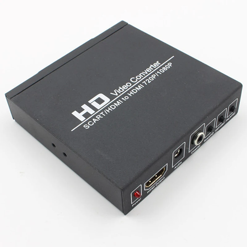 

720P 1080P Adapter Plug SCART/ HDMI to HDMI /Digital Audio to HDTV Converter Designed wear resistance