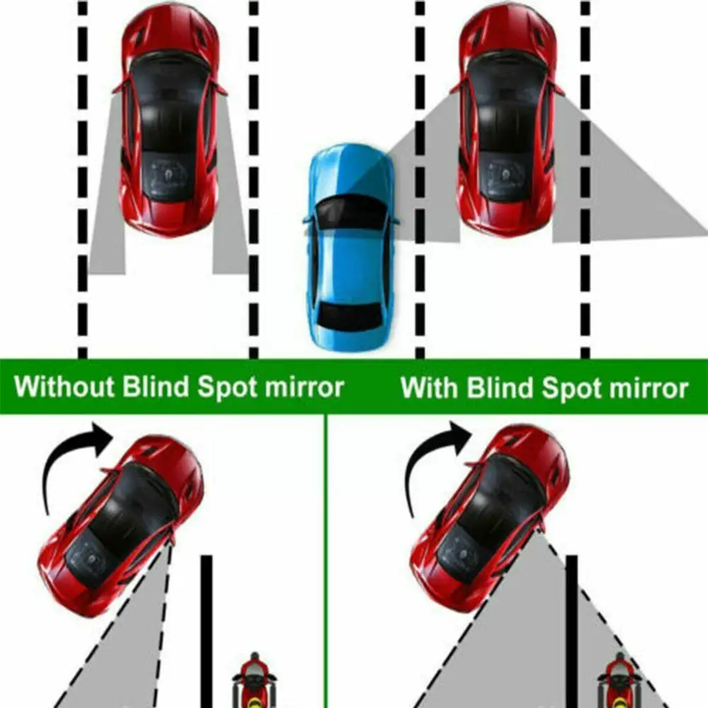 Car Rearview Mirror Small Round Mirror Wide-angle Reversing 360 Reflector Auxiliary Degree Frameless Rearview
