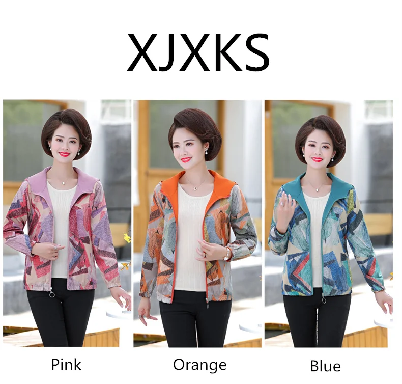 XJXKS модные ветровки куртки женские пальто длинный рукав классический женский жакет Женская куртка оба размера верхняя одежда