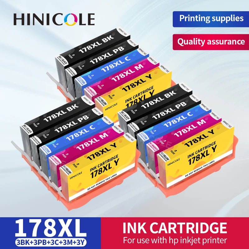 Картриджи для принтера HP 178 178XL с чипом 6510 B010B B109a B109n B110a B210b B209a B210a 3070A | Компьютеры и