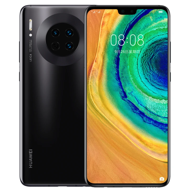 Мобильный телефон huawei mate 30 Kirin 990 Android 10,0 6,6" FHD 2340X1080 8 Гб ram 128 ГБ rom 40.0MP 40 Вт супер зарядное устройство IR Qi