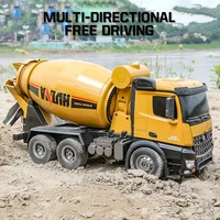 HUINA 1574 1:14 RC Truck Tractor Caterpillar Engineering Car 2.4GHz Renmote Controll Car 10 Channel RC Mixer Trucks Toy for Boys 2