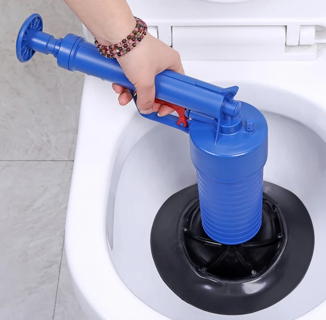 HighPressure Drain Clog Remover, Powerful Manual AC Drain Blaster,Toilet  Plunger