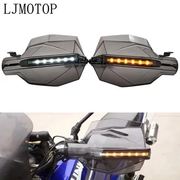 

Universal Motorcycle Hand Guards with LED Turn Signal Light Protectors For HONDA CBR 125R For KTM 390 690 duke Z650