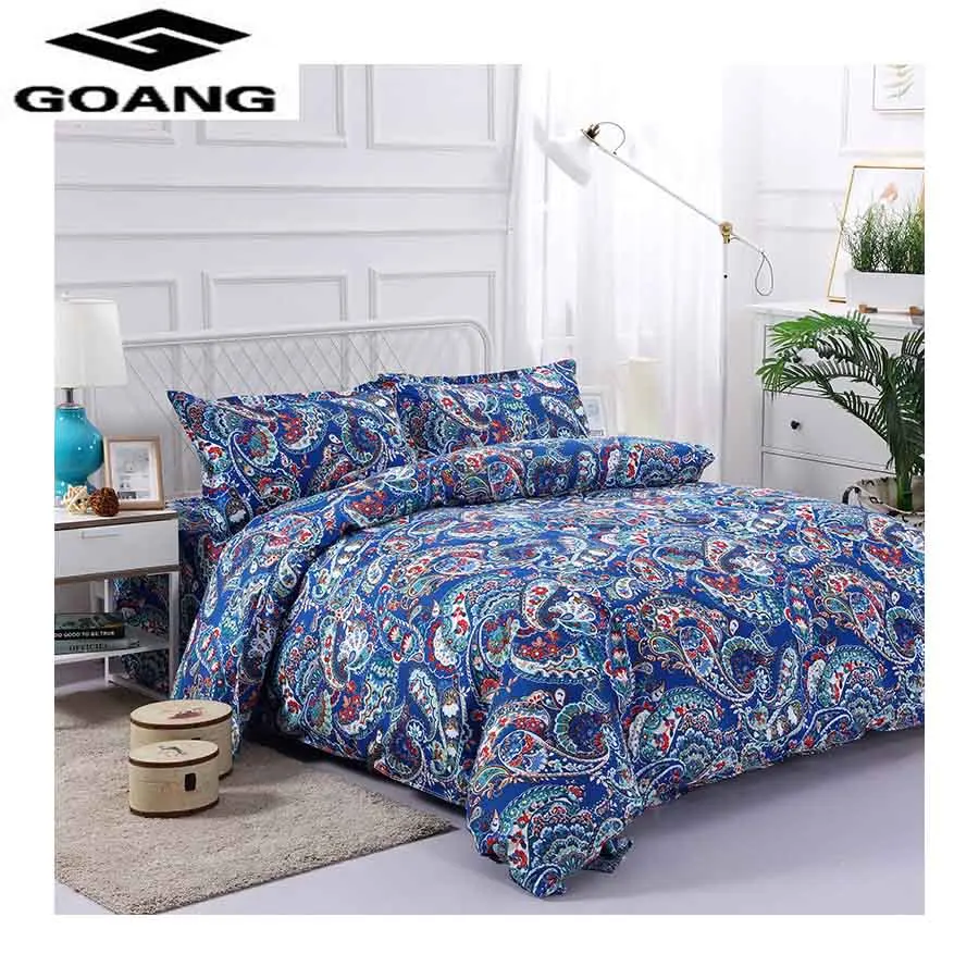 

GOANG 3d digital printing luxury bedding sets bed sheet duvet cover and pillowcase home textiles boho bedding