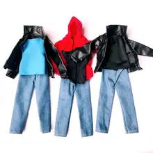 

Newest Fashion Handmade Cool Coat Ken Doll Clothes Accessories 30cm For Barbie Boy Friend DIY Children Game Birthday Present